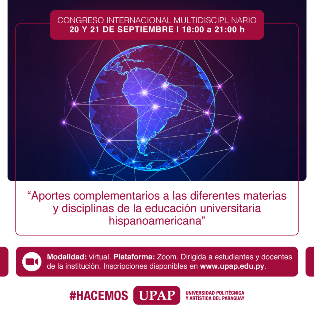 Upap Invita Al Congreso Internacional Multidisciplinario Upap 