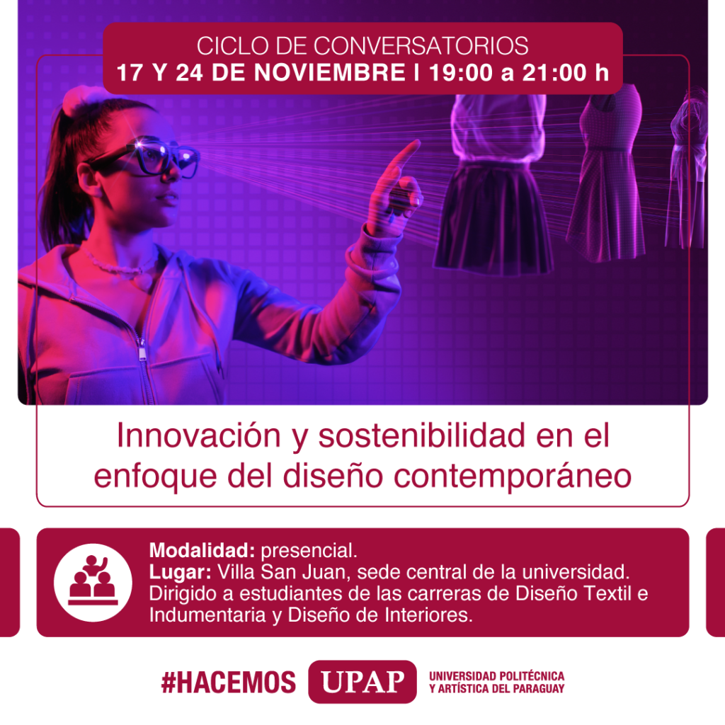 Ciclo de Conversatorios “Innovación y sostenibilidad en el enfoque del ...